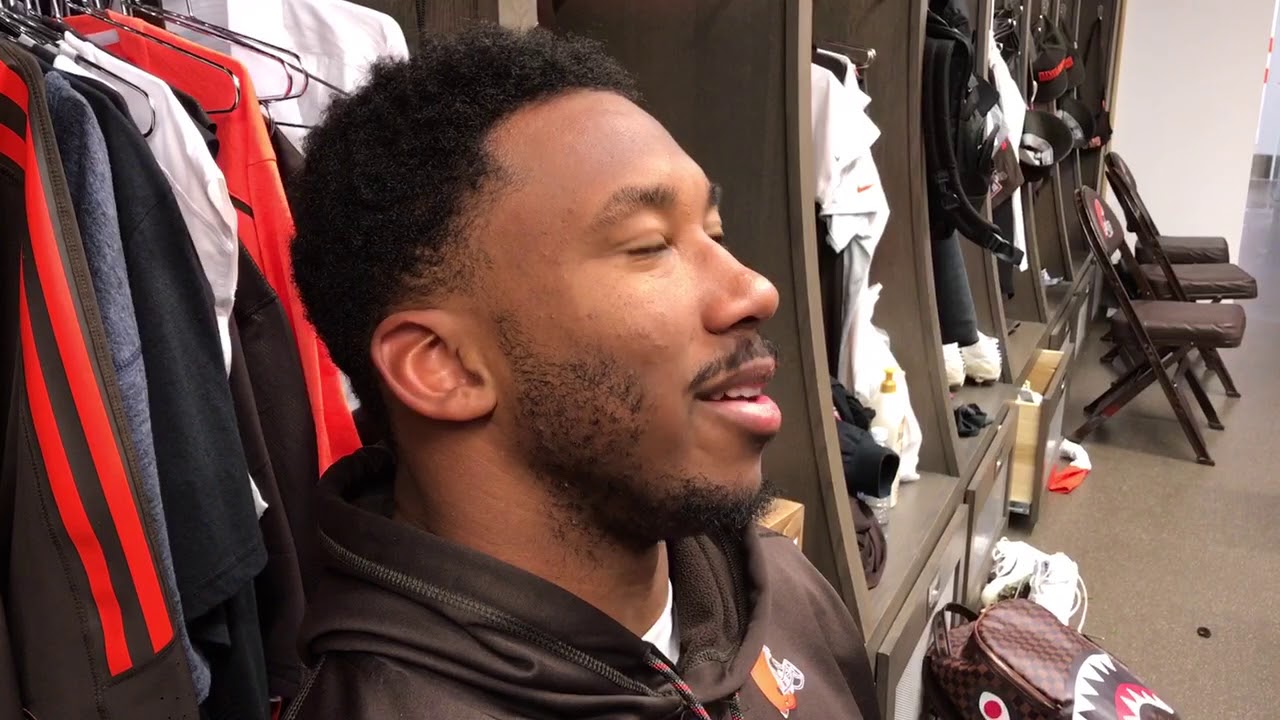 newspaper mockup Myles Garrett wasn't happy with his performance vs. Lions