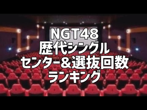 NGT48歴代シングルセンター&選抜回数ランキング
