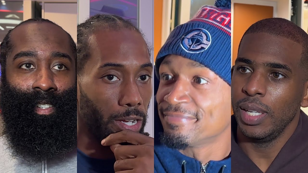 Полные интервью после матча «Клипперс» против «Санз»: Кавай, Харден, CP3, Брэдли Бил, Деррик Джон...