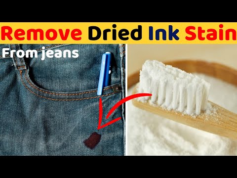 How to Remove Old Dried Ball Pen Ink Stains From Jeans Completely Remove Dried Ink Stains From Jeans