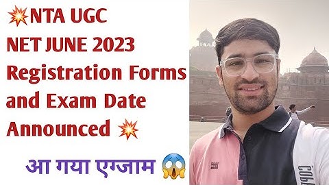 💥New Update || NTA UGC NET JUNE 2023 Exam Forms Open and Exam Date Announced !! 😱💥 Good News
