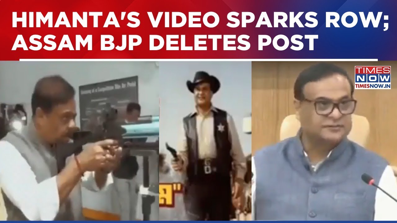Assam BJP Deletes ‘Rifle Target Practice’ Video Of CM Himanta After Massive Opposition Backlash