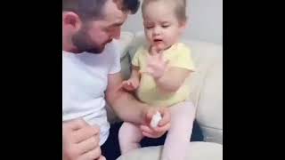 Love Beyond The Limits Father And Daughter Cute Kiss
