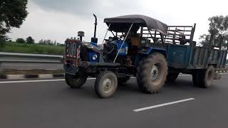 Meerut Karnal Highway Nh709A Tractor Vs Activa 50 Speed Sonalika