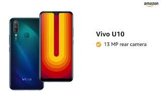 Vivo U10 - 13 MP Rear Camera, Want to see more : https://amzn.to/2CIOJRC