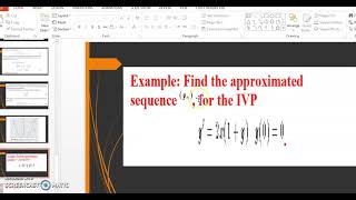 SEC2.8-2 method of successive approximations or Picard’s