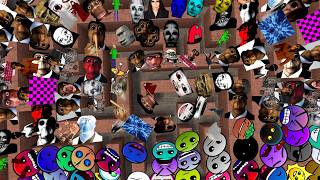 COCKORACH ROSALIA COLORFUL SELENE DELGADO AKAMANTO AND UNLIMITED NEXTBOT IN MAZE #GmoD #NeXtBotS