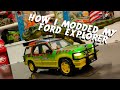 Modified ford explorer from the trex escape pack how i did it