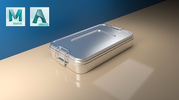 How to Model a Tiffin Box in Maya | Modeling and Rendering a Tiffin Box | Maya and Arnold