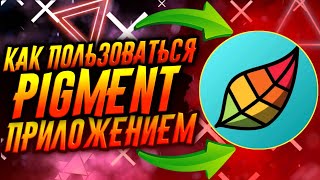 КАК ПОЛЬЗОВАТЬСЯ ПРИЛОЖЕНИЕМ PIGMENT / ТУТОРИАЛ screenshot 1