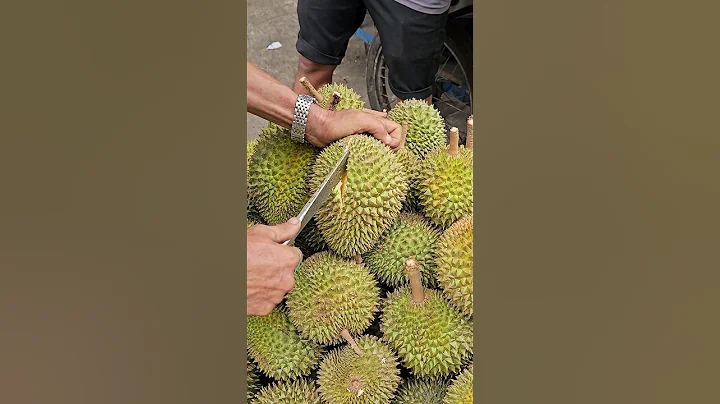 The world's smelliest fruit? but very delicious, Durian fruit cutting - Vietnamese Street Food - DayDayNews