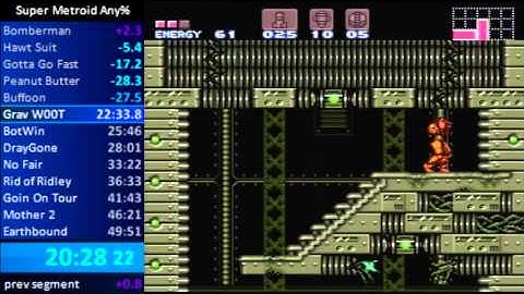 Super Metroid Any% Speedrun in 48:45