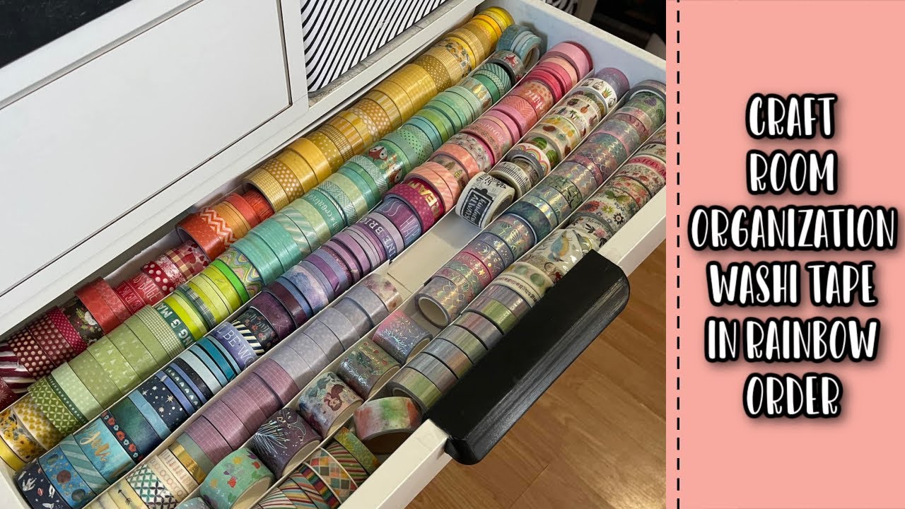 Washi Tape Storage and Organization