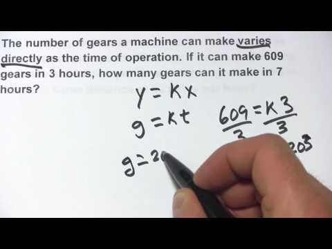 Direct Variation