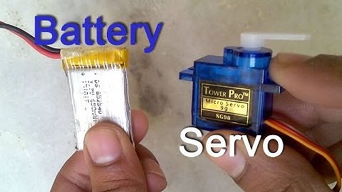 motor servo drive direct with battery