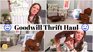 GOOD WILL THRIFT STORE HAUL | HOME DECOR IDEAS | SECOND HAND
