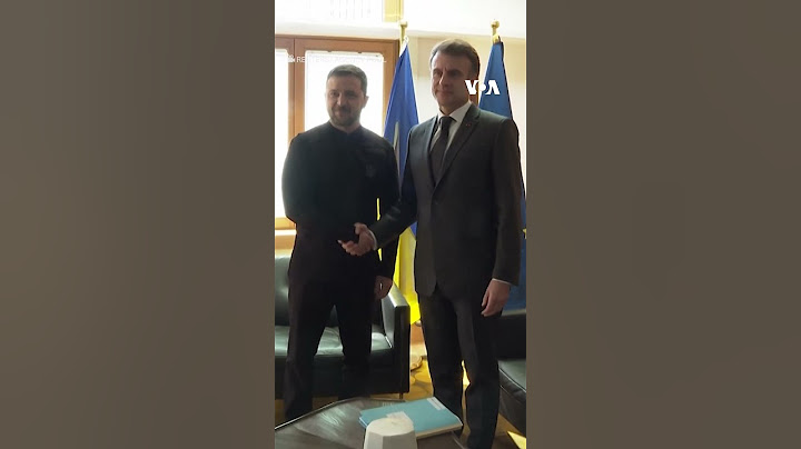 Ukrayna Prezidenti Volodimir Zelenski və Fransa Prezidenti Emmanuel Makron görüşüb