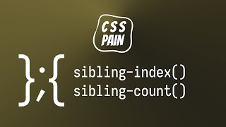 [HTML Academy] CSS боль | sibling-index() и sibling-count() вместо инлайнов и костылей