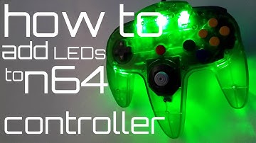 How to add LEDs to a Nintendo 64 Controller