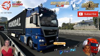 Euro Truck Simulator 2 (1.43) MAN TGX E6 by Gloover v.1.7 [1.43] New Version   DLC's & Mods
