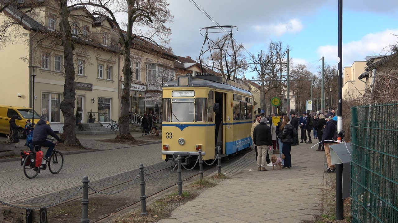 Verabschiedung der guten alten Gotha Bahnen in Woltersdorf am 01.03.2025