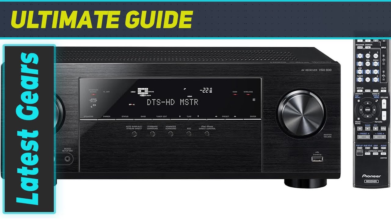 Pioneer VSX-830-K 5.2-Channel AV Receiver Review - YouTube