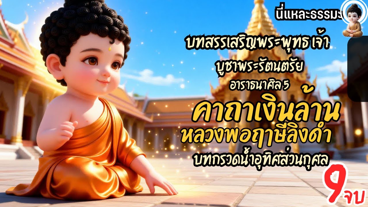 📒ชุดบทสวดมนต์: คาถาเงินล้าน หลวงพ่อฤๅษีลิงดำ (วัดท่าซุง) | 🎧เปิดฟังเสริมสิริมงคลแก่ชีวิตและครอบครัว