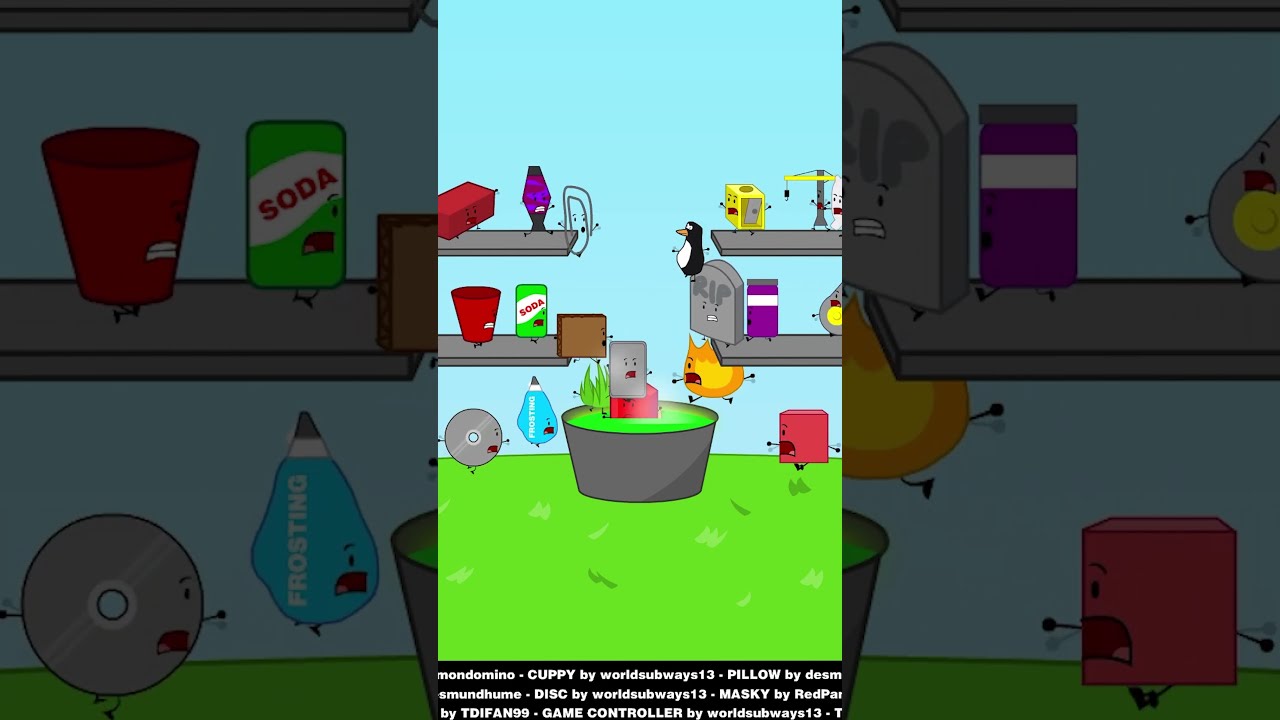 Eraser Firey And Others Want Those 15 Bonus Points Bfdi