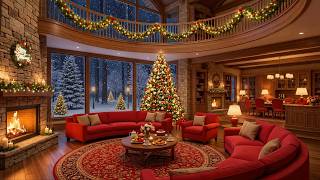 Christmas Comfort Sounds 🔥 Unwind Completely with a Warm Fireplace, Soft Piano & the Falling Snow screenshot 3