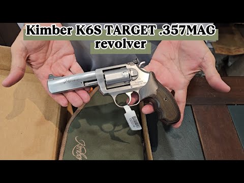 Kimber K6S DASA Target .357mag revolver Unboxing and Review. #357magnum #revolver