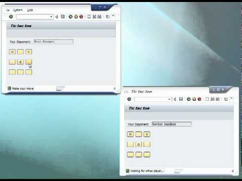 Multiplayer Tic-tac-toe in SAP Netweaver