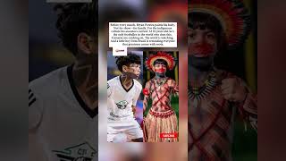 Brazilian Kid Going Viral For Painting His Body Before Every Match