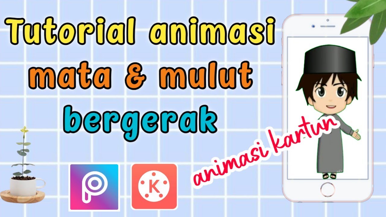 CARA MEMBUAT ANIMASI KARTUN MATA DAN MULUT BERGERAK | 2020 - YouTube