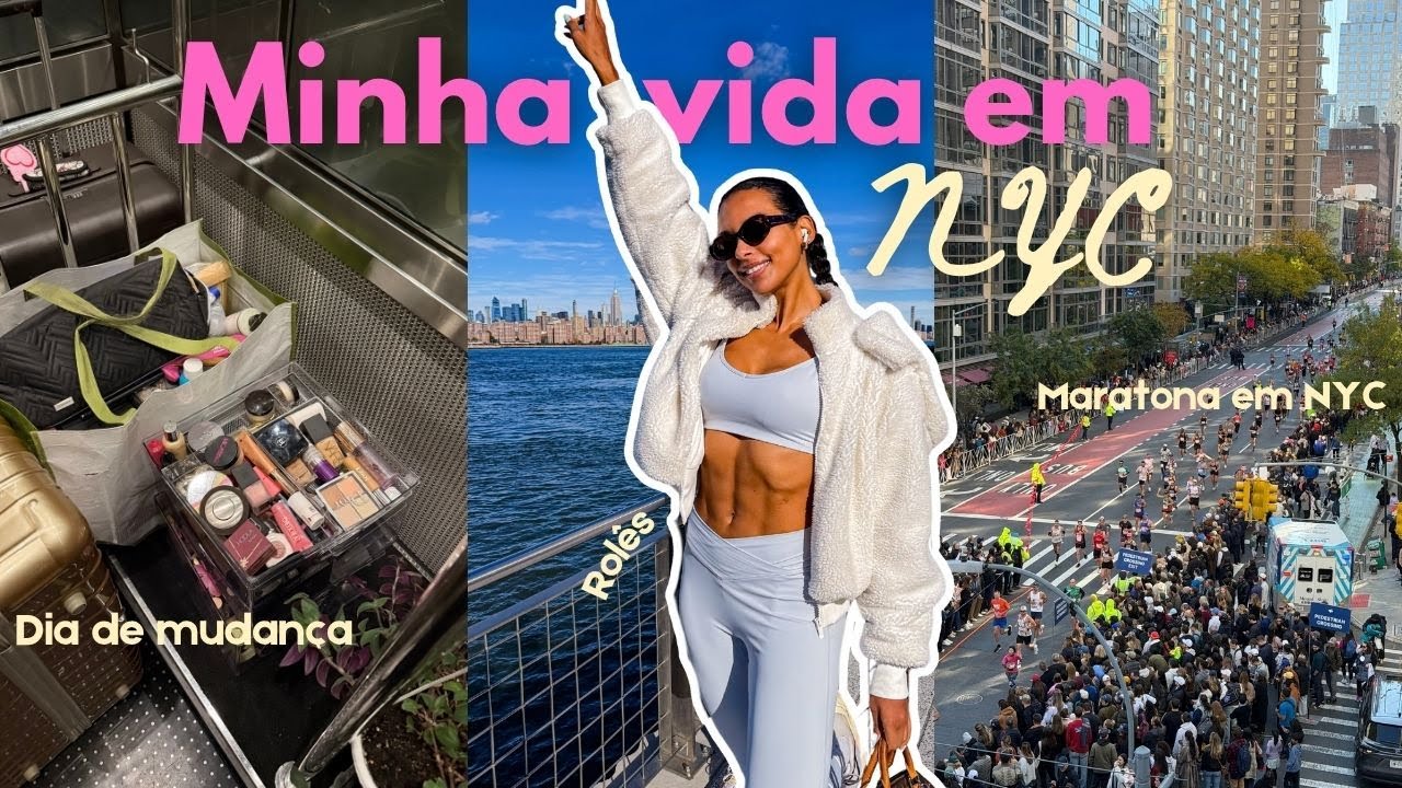 Mudança pro NOVO apartamento em NOVA YORK e dia de maratona