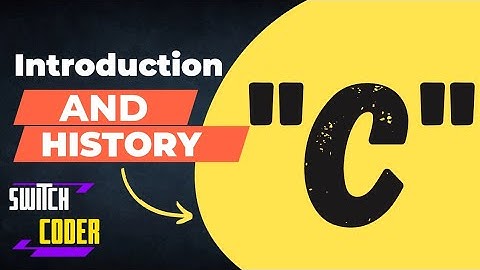 Introduction and history of c language |History of c language in (Hindi)