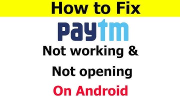 How to fix Paytm app not working & not opening on android phone / Smart Enough