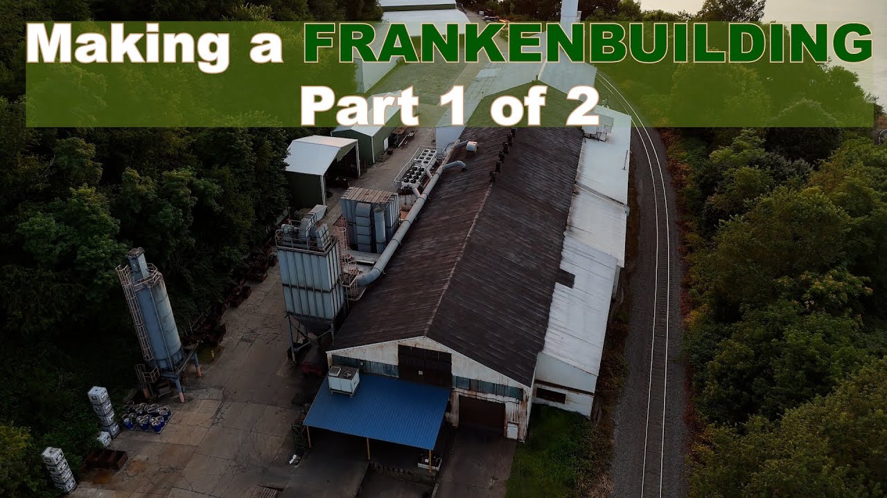 SCRATCH BUILD A MODEL RAILROAD INDUSTRY (Frankenbuilding Part 1) for your layout
