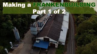 SCRATCH BUILD A MODEL RAILROAD INDUSTRY (Frankenbuilding Part 1) for your layout
