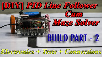 How to Make A Fast Line Follower & Maze Solver Robot using DIY 6 IR Sensor Array [PART - 2]