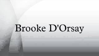 Brooke D'Orsay