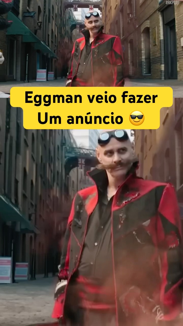 Eggman veio fazer um anuncio