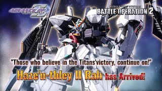 Mobile Suit Gundam Battle Operation 2  Hazenthley Ii Rah