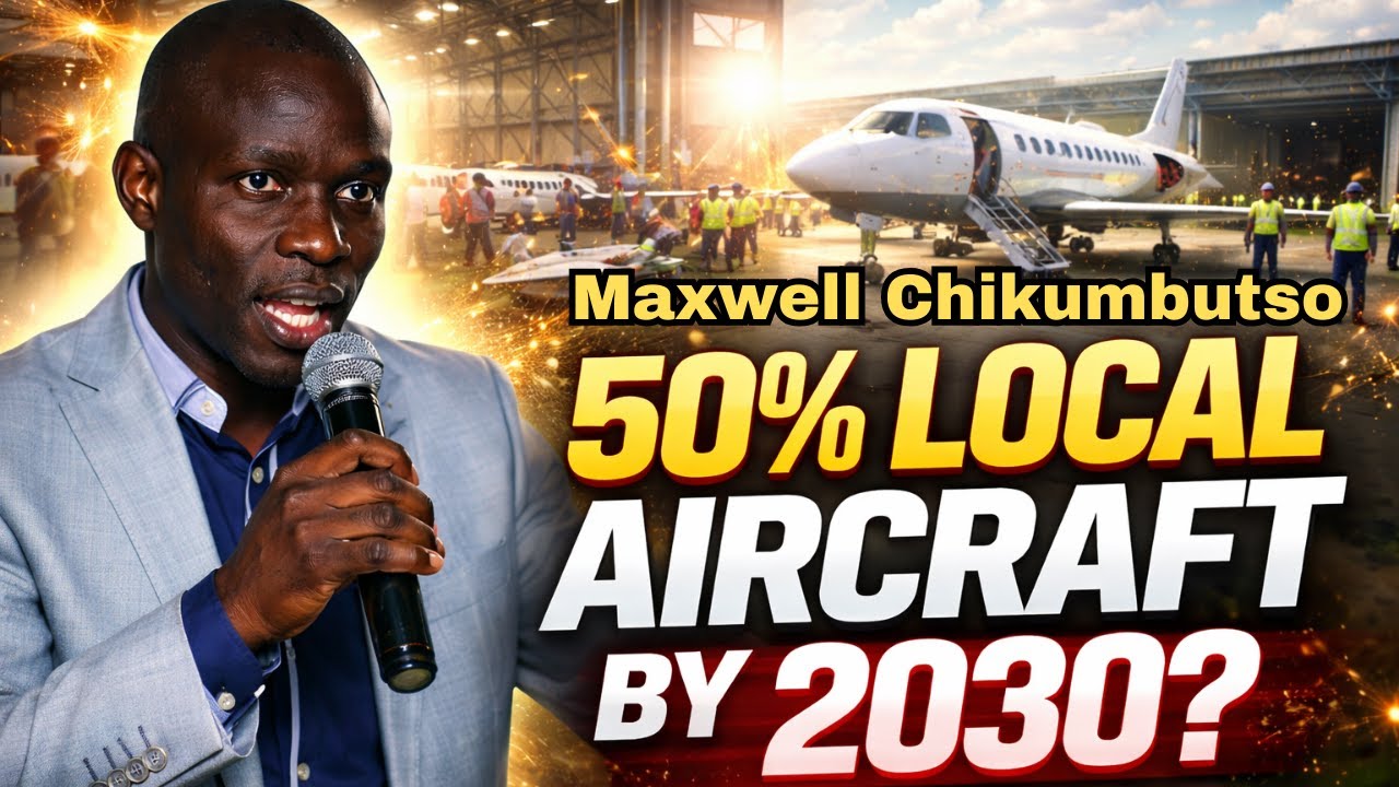 Maxwell Chikumbutso Targets 50% Locally Built Aircraft — Can His Factories Deliver by 2030