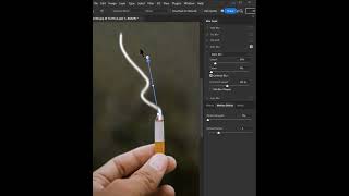 How to make cigarette smoke in photoshop 2024