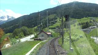 🇦🇹 Führerstandsmitfahrt Tauernbahn Schwarzach St.Veit- Mallnitz Obervellach - Cab Ride ÖBB 1116