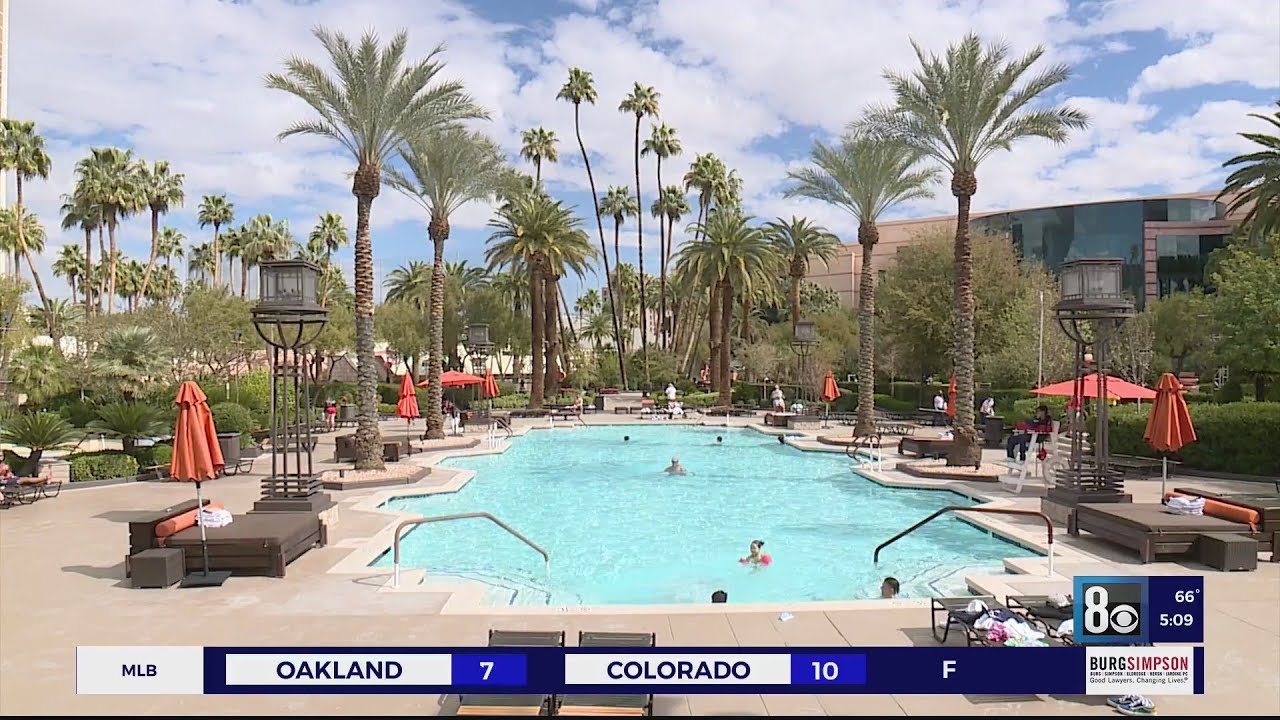 Sun & Safety Las Vegas Strip resorts kick off pool season YouTube