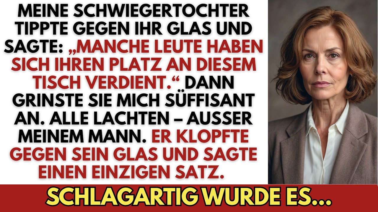 Mit 64 musste ich zusehen, wie meine Schwiegertochter das Essen servierte, das ich gekocht hatte, und meine Gäste in meinem eigenen Haus begrüßte. Sie stand am Kopfende meines Tisches, grinste...