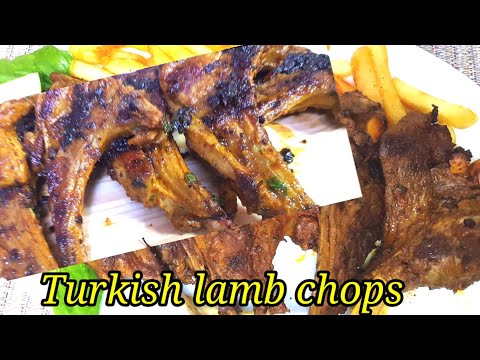 Turkish Style Lamb Chops Recipe||simple And Easy Mutton Chops||middle Eastern Grilled Lamb Chops