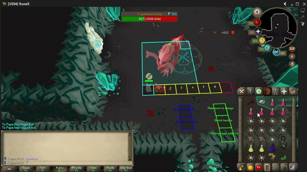 Example Hunllef kill (Runex)