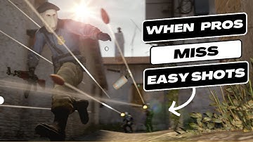 WHEN CS:GO PROS MISS THE EASIEST SHOTS IN 2023!